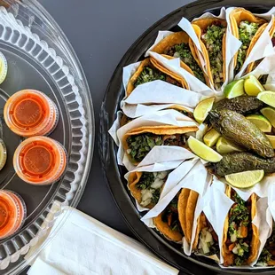 Fiesta Taco Tray with 20 tacos