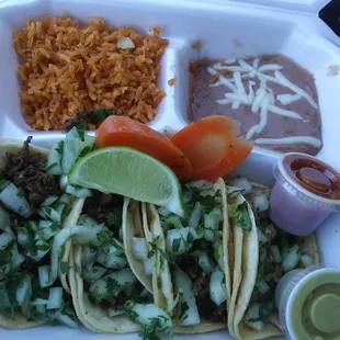 Taco special with an added taco. $6