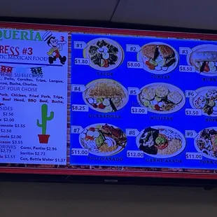 Menu.  February 2025