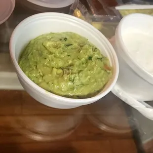 Guacamole,  sour cream $3.00side dish