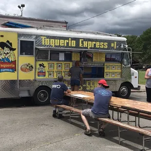 This place has awesome Mexican food, very affordable, with tables out front to eat. Now a new favorite, and highly recommend.