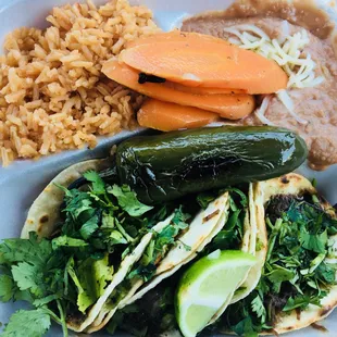 Asada tacos. Excellent!