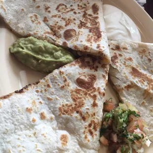 Grill chicken quesadilla!