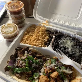 2 Two Tacos Combo Plate