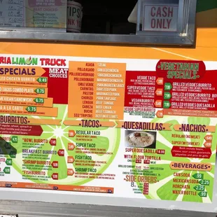 Tacos, burritos, nachos! Yum!