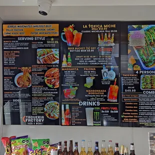 Combo menu with Fruitlandia