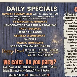 Specials 1/12/24