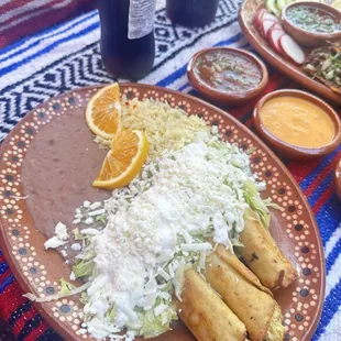 Flautas Plate