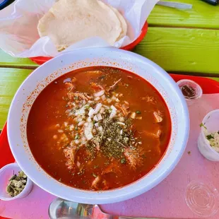 Some of the best Menudo I've ever had!