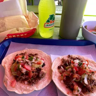 Carnitas with fresh home made torts