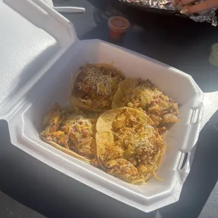 Chorizo breakfast tacos