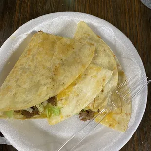 Steak quesadilla