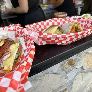 I got pastor, birria and the asada.  So tasty and with nice heat.