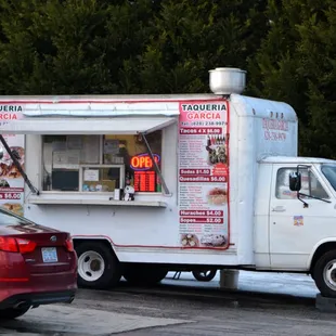 Hard to find. Drive to the right of the building then down the side