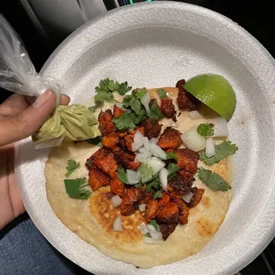 Chicken taco