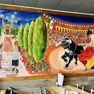 sushi and sashimi, interior