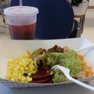 make your own mix + jamaican hibiscus aqua fresca ($1.55)