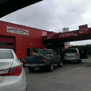 This is an old gas station