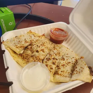 Carne asada quesadilla