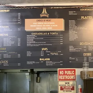 Menu - November 2023