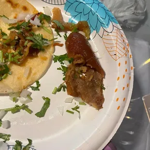 Horrible carnitas waited 40 mins for pig fat