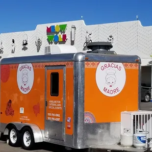 Trailer at Meow Wolf