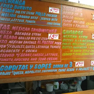 Chimichanga Menu @Taqueria Gran Morelos