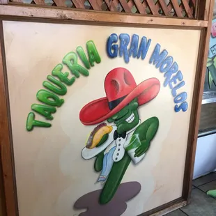a sign for a mexican restaurant