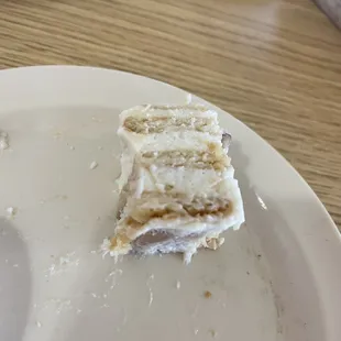 Last bite of the homemade Carlota