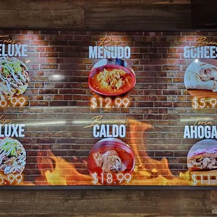 Menu #3 (as of November 2023)