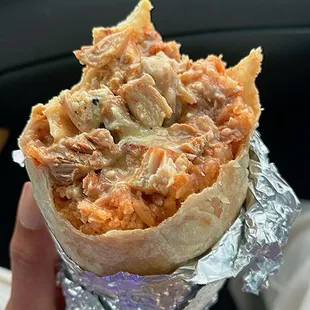 Super chicken burrito