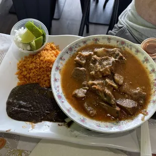 This is the speciality of the house - it's a goat stew - son said it was very tasty