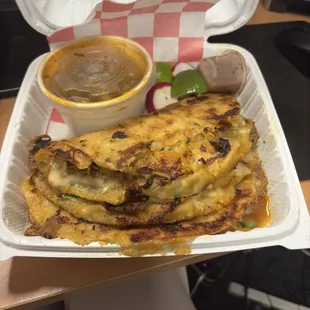 Birria Tacos with Consome Soup