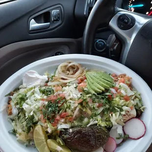 Carne Asada burrito.   This is a taco truck?!?  Beautiful!