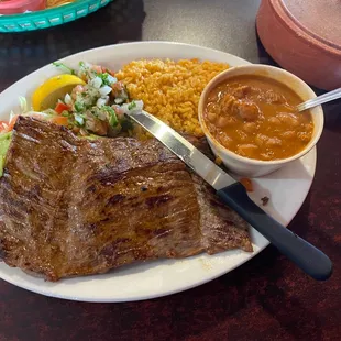 Carne Asada Plate