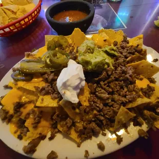 nachos, food