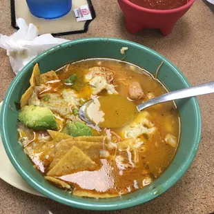 By far the best tortilla soup i ever had and grandma made a good one