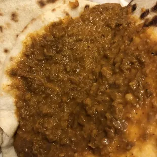  tortilla and a burrito