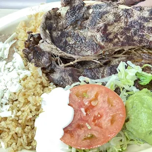 Carne asada plate