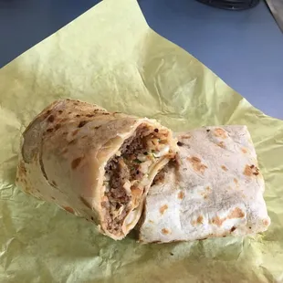 Regular asada burrito! I order w green salsa on the side. It never disappoints