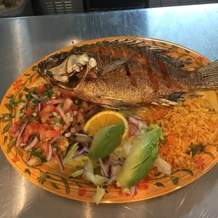 Mojarra frita
