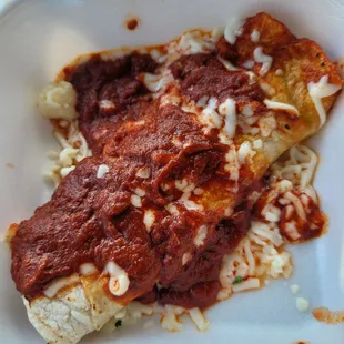Cheese enchilada