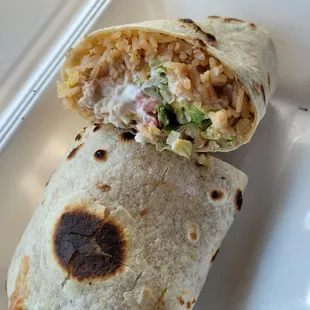 Vegetarian burrito