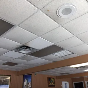 Dirty ceilings...can't fanthom how long its been like that