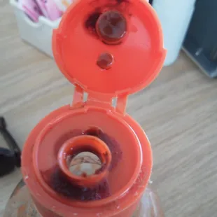 Hot sauce on my table