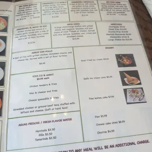 menu, sushi and sashimi