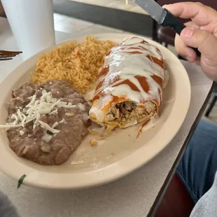 Chicken chimichanga