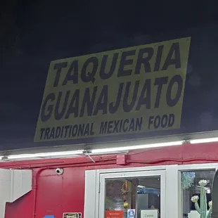 Restaurant sign