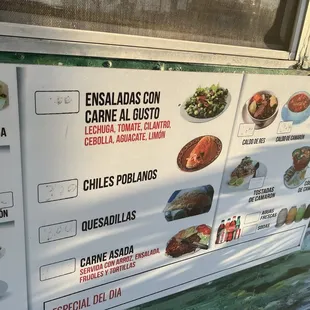 ramen and noodles, menu