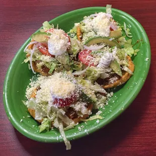 Sopes (2 Alpastor &amp; 2 chorizo): Taqueria Guerrero